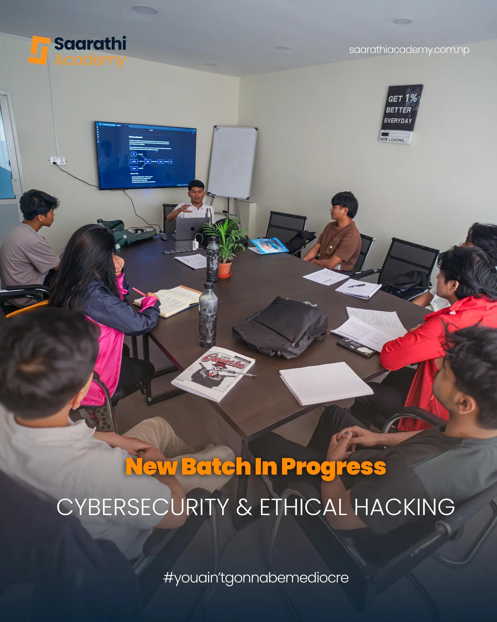 A new Cybersecurity batch in the classroom