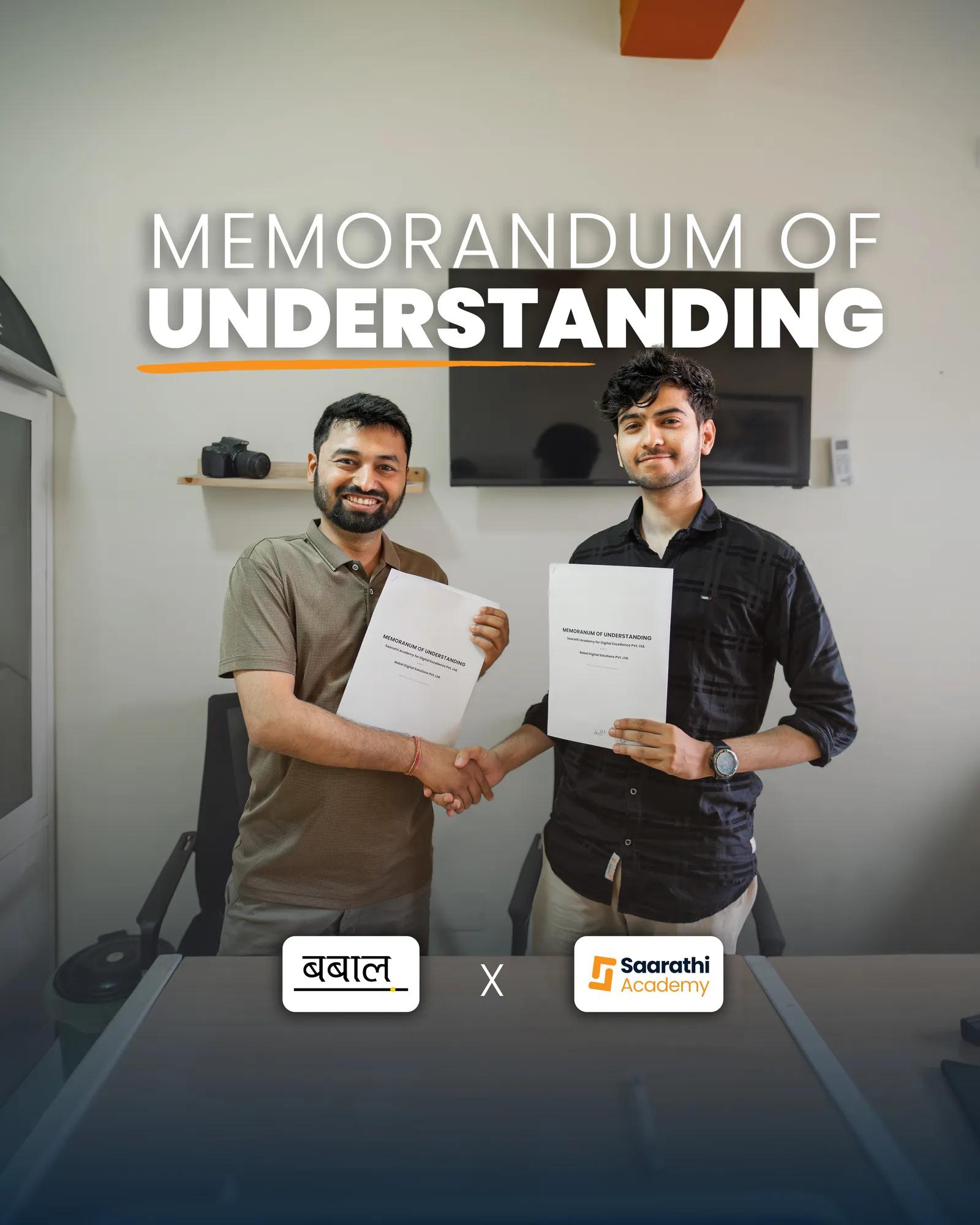 MoU signing with Babal Host