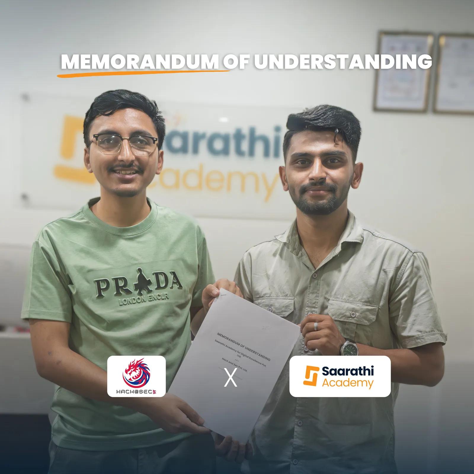 MoU signing with Hacksec
