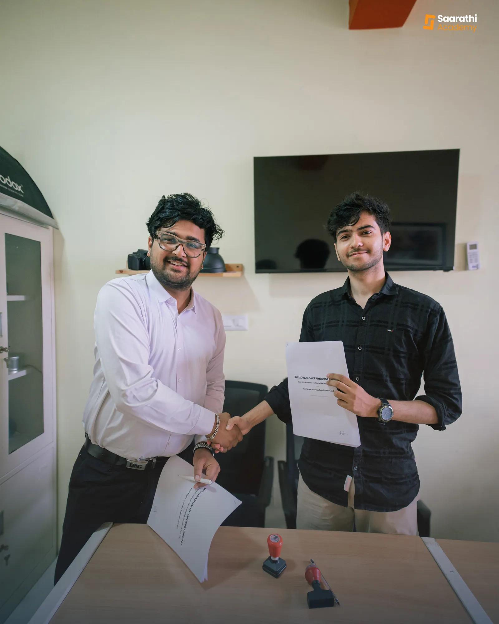 MoU signing with Nest Nepal
