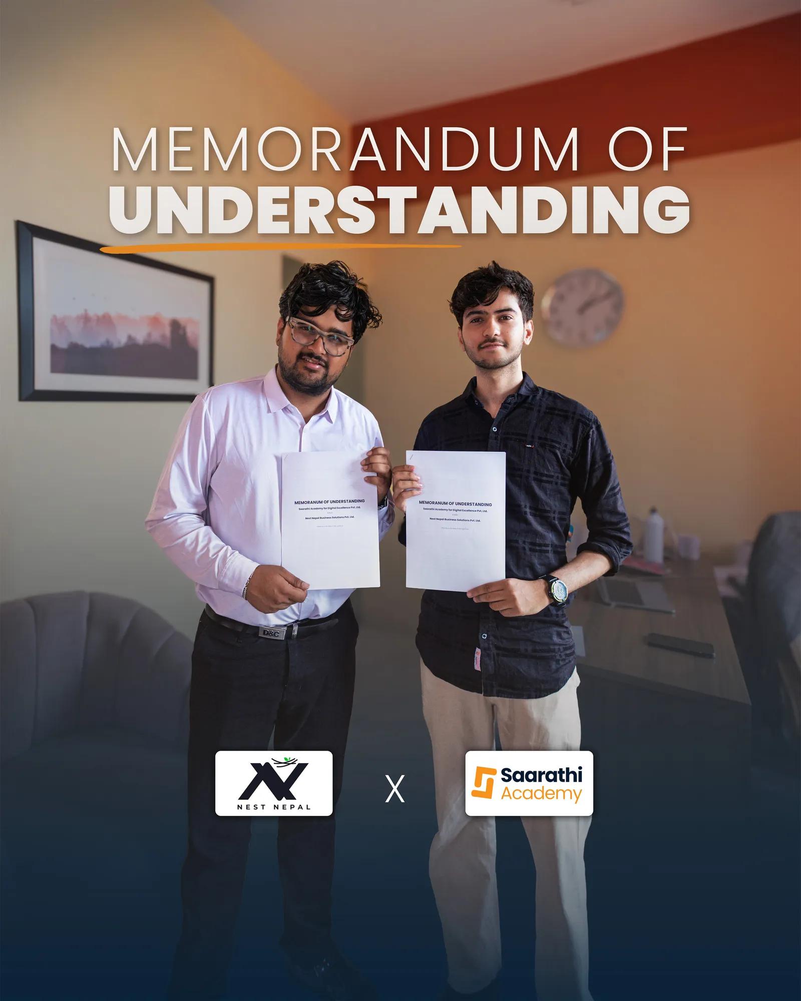 MoU signing with Nest Nepal