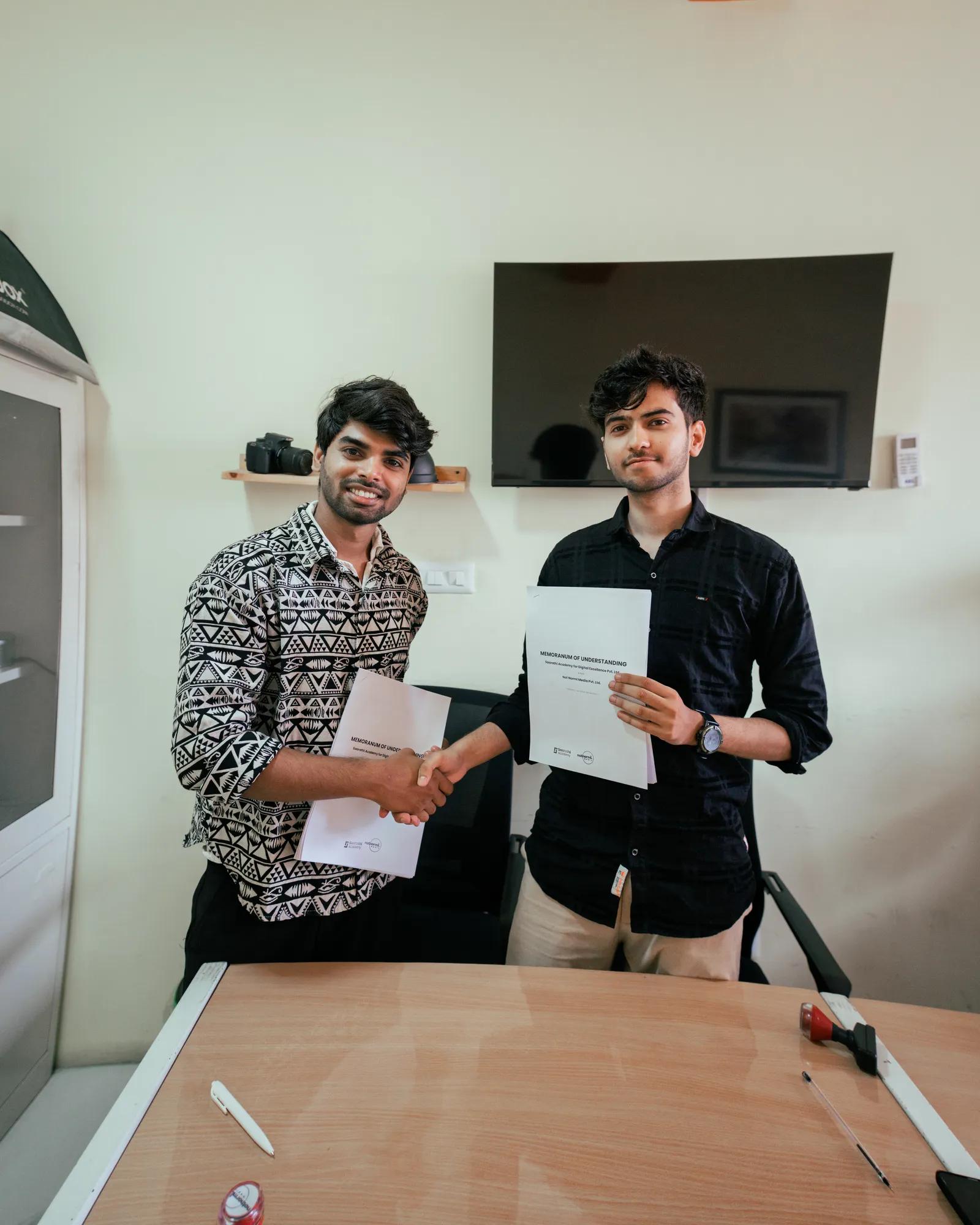 MoU signing with Not Norml