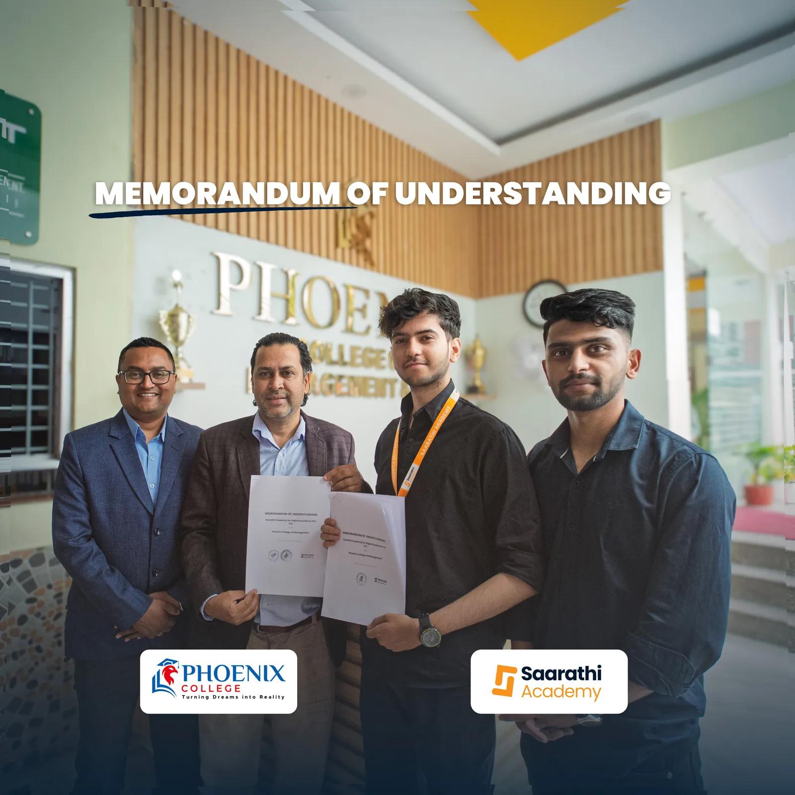 MoU signing with Phoenix College