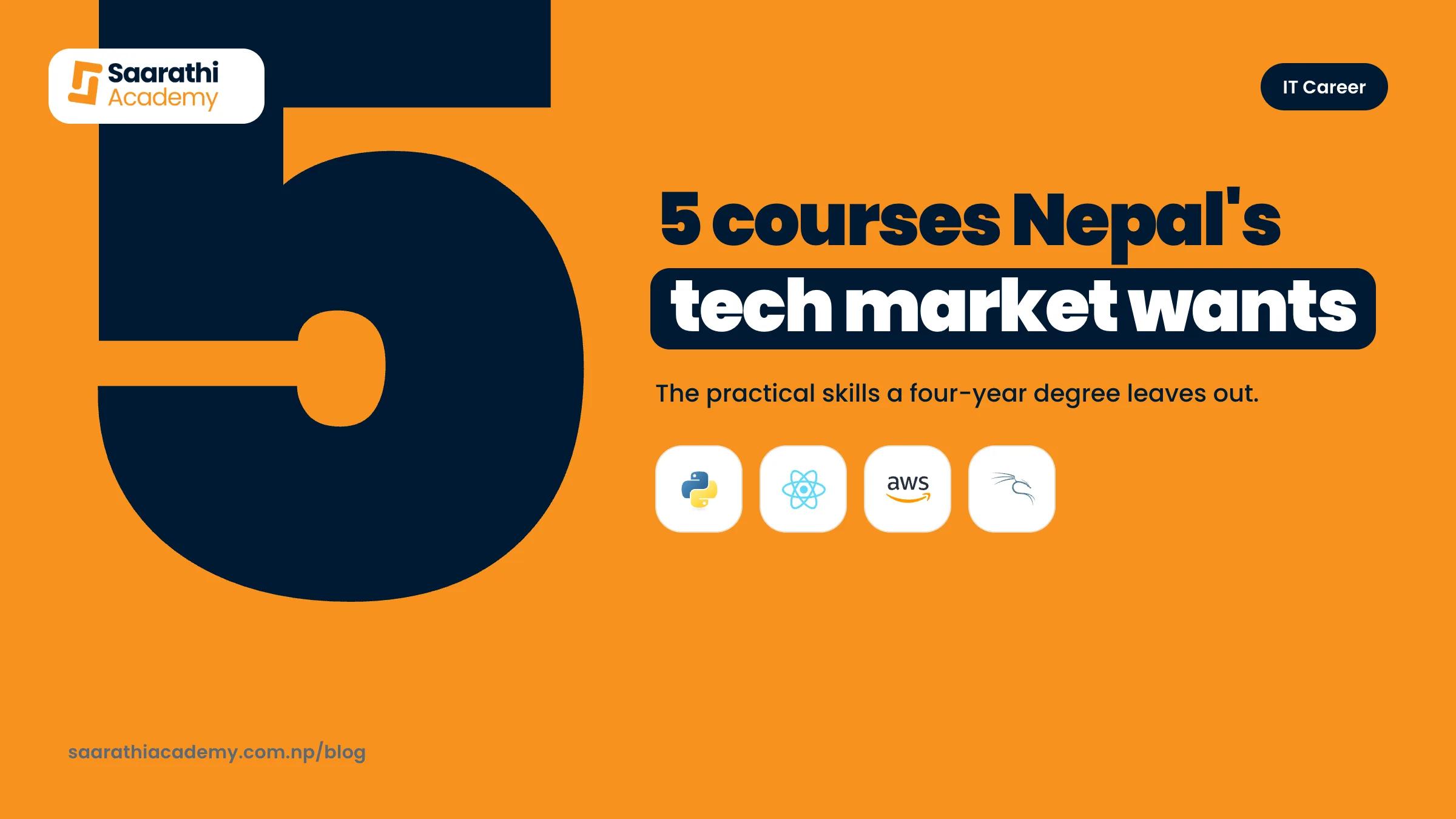top 5 demanded course in nepal
