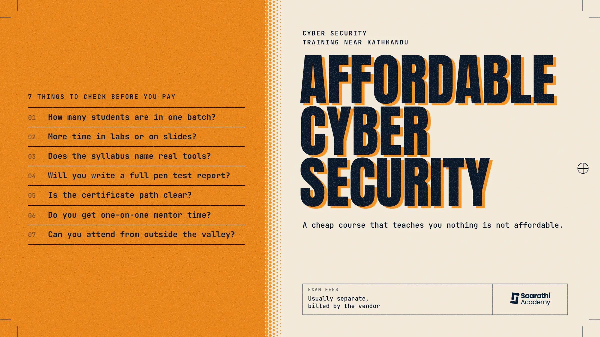affordable cybersecurity training near Kathmandu