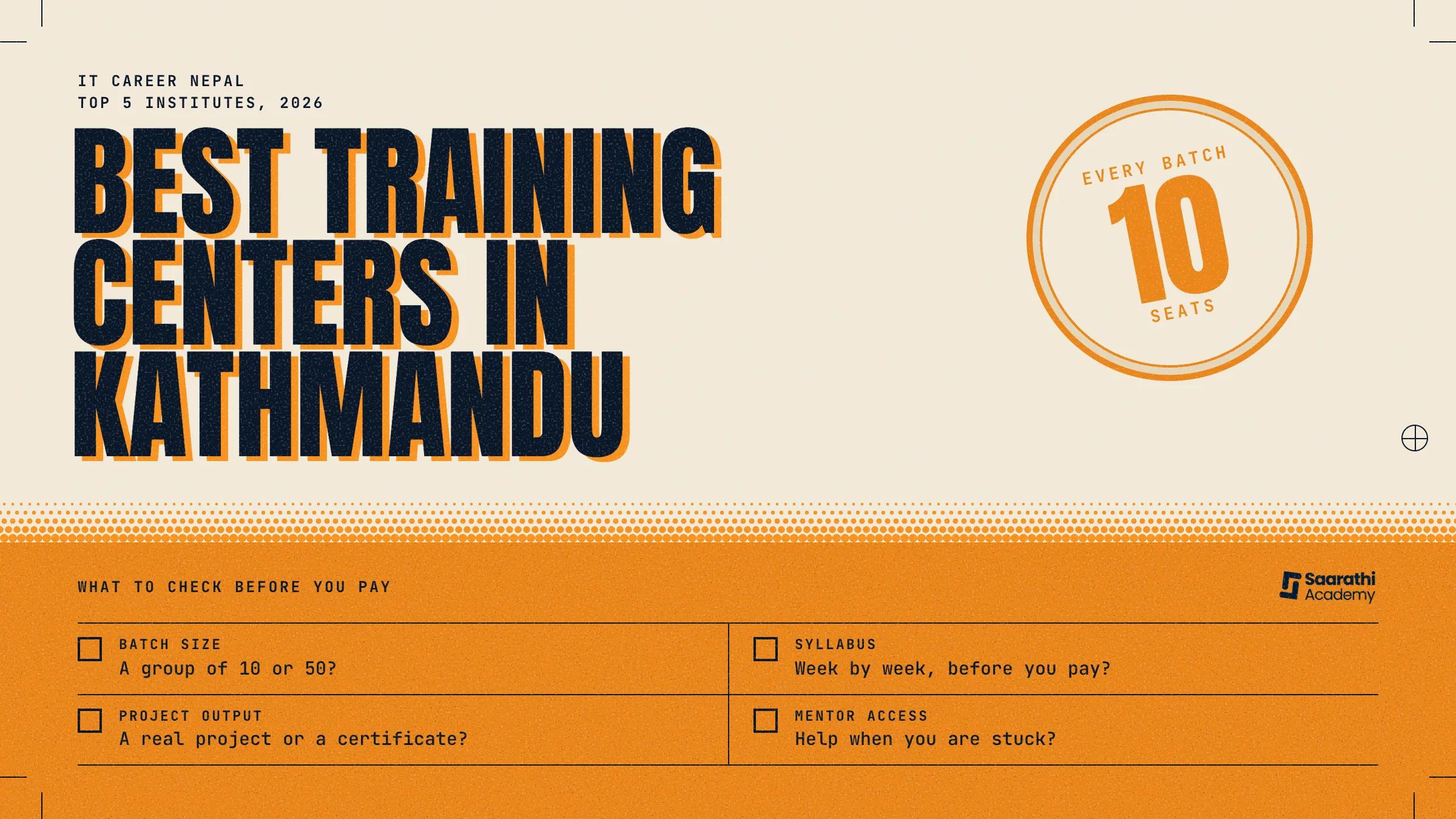 top 5 training institute in nepal