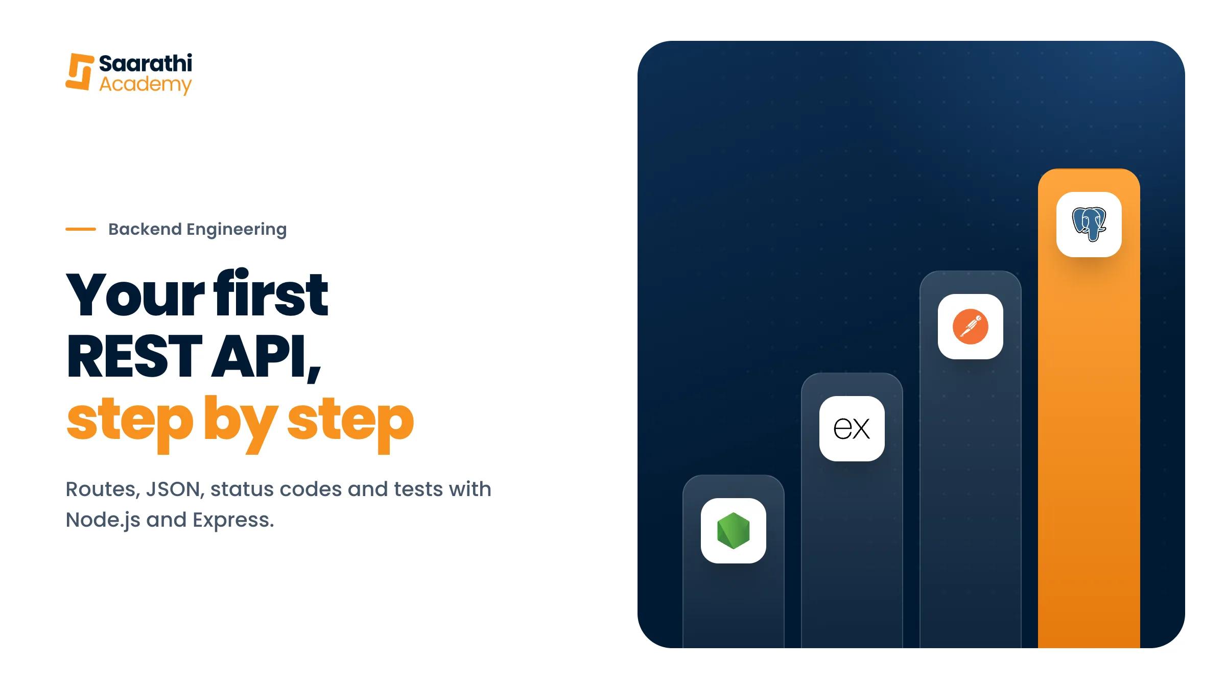 Building a first REST API step by step with Node.js, Express and Postman