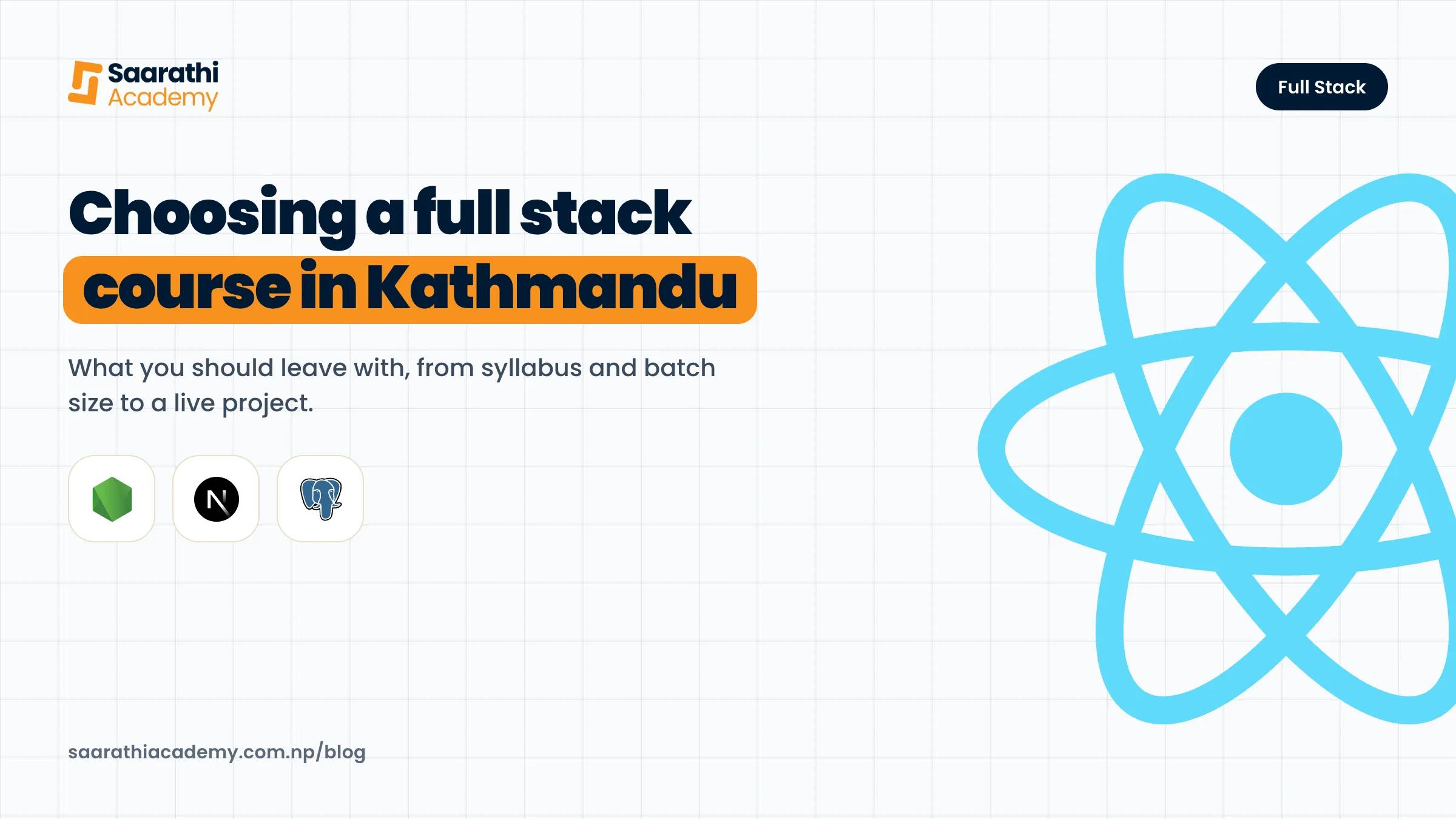 How to Choose a Full Stack Course in Kathmandu