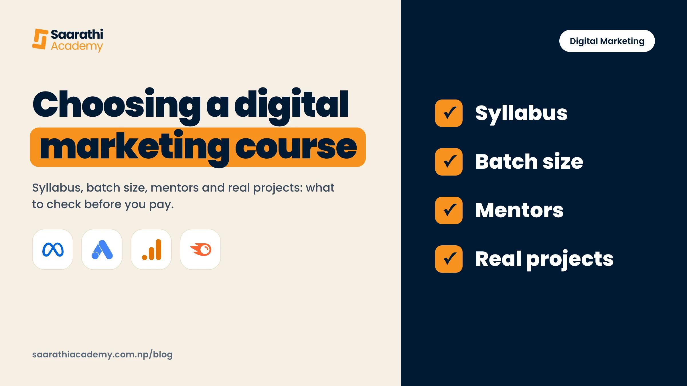 How to Choose a Digital Marketing Course in Kathmandu